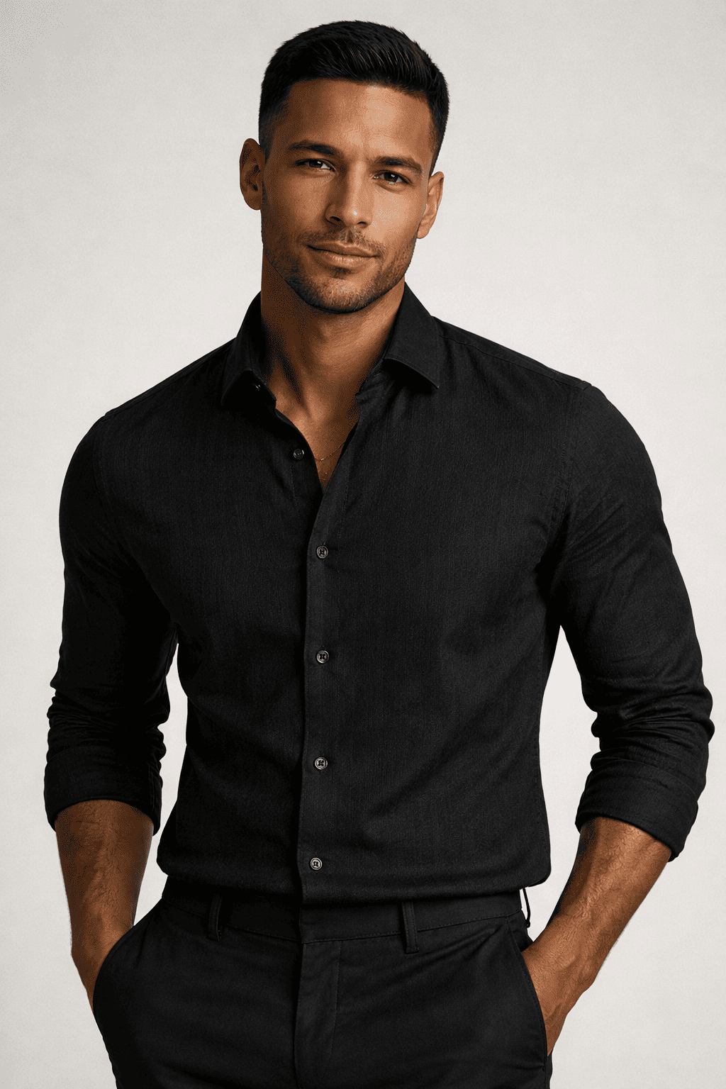 solid-black-cotton-shirt