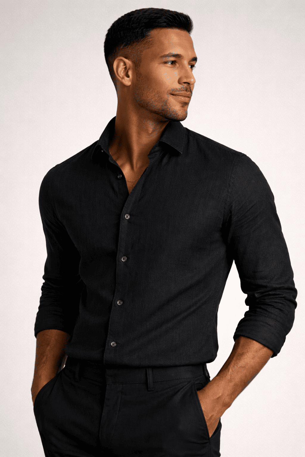 black-blended-shirt